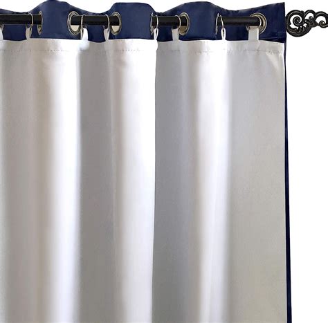 Casableu 2 Piece 100% Blackout Liner Curtain, Zerolight is A Liner Mad