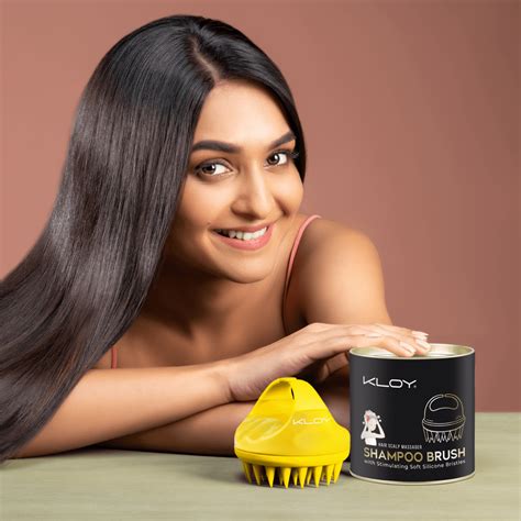 Kloy Hair Scalp Massager - Yellow – Ingens Tradecom Pvt. Ltd.