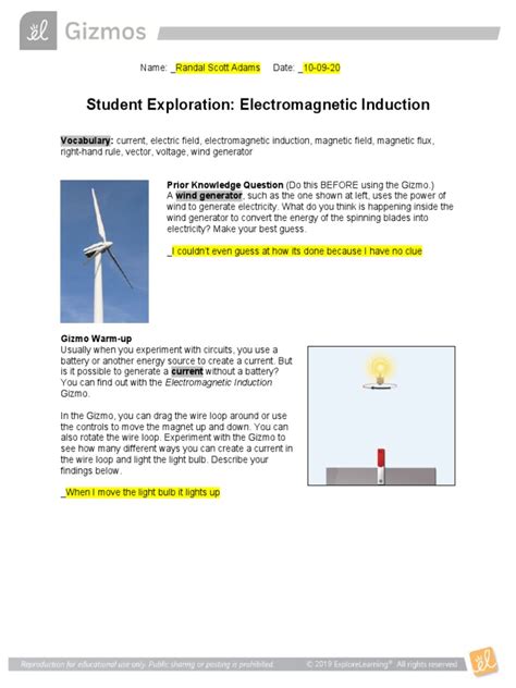 Electromagnetic Induction Free Science Lessons 的图像结果
