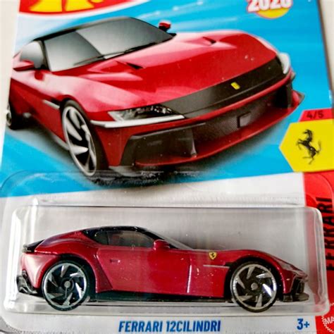 HOT WHEELS CASE D 2026 Ferrari 12Cilindri Red, Hobbies & Toys, Toys & Games on Carousell