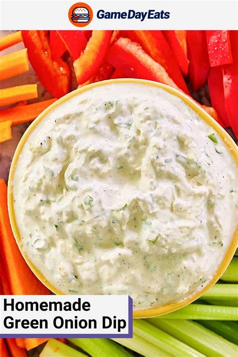 Best Green Onion Dip Recipe - Game Day Eats