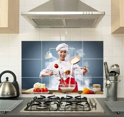 Crown Decals 91 cm Chef Cooking Kitchen Wall Sticker Covering Area ...