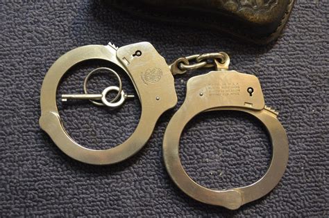 Vintage Smith and Wesson Handcuffs Great Condition | #1861875992