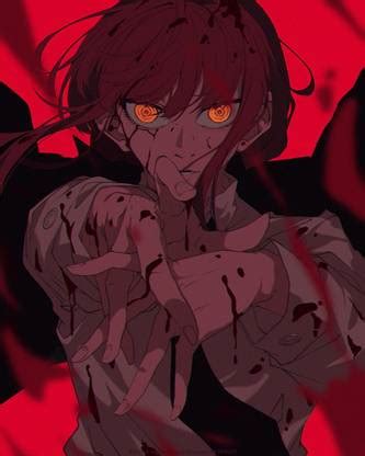 Makima Chainsaw Man Matte Finish Poster Paper Print - Animation ...