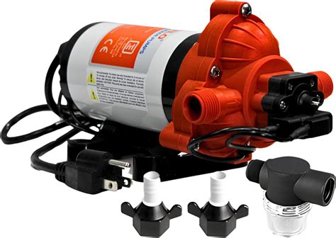 Amazon.com : Dreyoo Upgraded 110V AC Water Diaphragm Pressure Pump, 5 ...