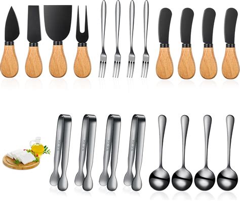 ‎TACYKIBD Charcuterie Board Accessories Spreader Knife Set Cheese ...