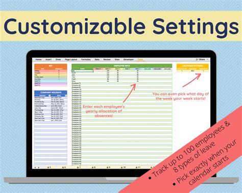 Image result for Employee Absence Tracker. Excel Template