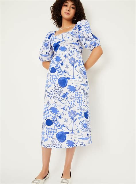 Buy Kalki x Max Women Printed Styled Back Midi Dress Online at just Rs ...
