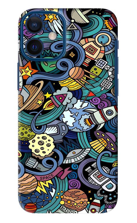 Space Abstract iPhone 12 Mini Back Skin Wrap | Only Rs.149 – SkinLelo
