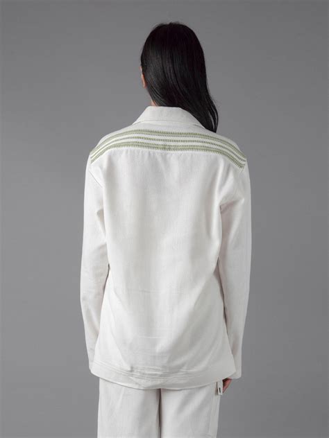 Unisex Green Mitered Shacket – johargram_JH