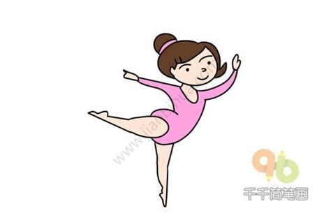 体操简笔画 的图像结果