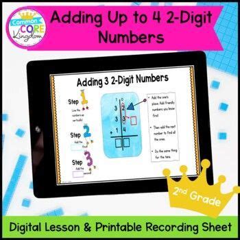 Image result for Two Digit Number Adding Lesson Plan