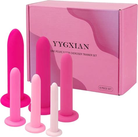 Amazon.com: Silicone Pelvic Floor Muscle Dilator Exerciser Trainer Set ...