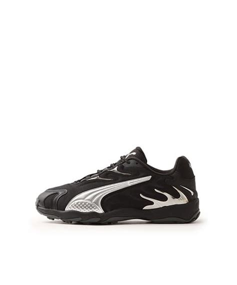 PUMA INHALE SMILE PUMA BLACK-PUMA SILVER（プーマ インヘイル スマイル-ブラック） | atmos ...