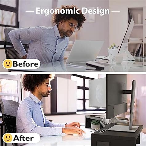 BONTEC Dual Monitor Stand Riser with Smartphone India | Ubuy