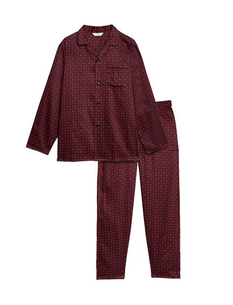 Buy Pure Cotton Printed Pyjama Set at Marks & Spencer