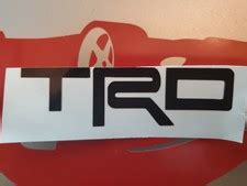 Buy Toyota TRD logo vinyl sticker Online | Ubuy India