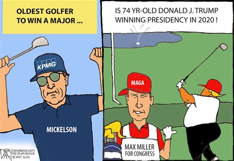 Oldest golfer to win Major, Trump challenge: Darcy cartoon - cleveland.com