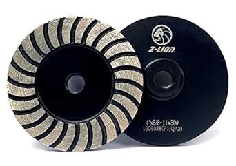4" Diamond Turbo Grinding Cup Wheel Coarse Grit for Concrete Granite ...