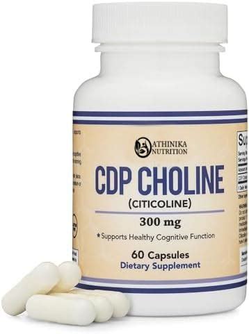 CDP Choline (Citicoline) Supplement, Pharmaceutical Grade, Third Party ...