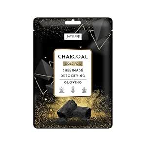 Buy Jaquline USA Charcoal Gold Foil Sheet Mask 1N Online at Low Prices ...