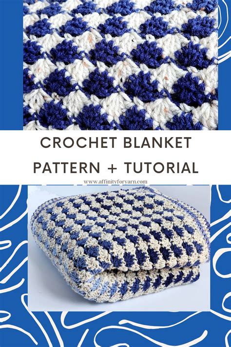 Image result for Crochet Interlocking Shell Blanket Pattern