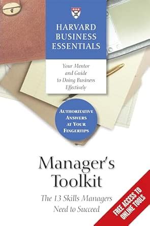 Buy Manager's Toolkit: The 13 Skills Managers Need to Succeed Book ...