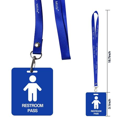 Unbreakable PVC Hall Pass Lanyards,Mlife School India | Ubuy