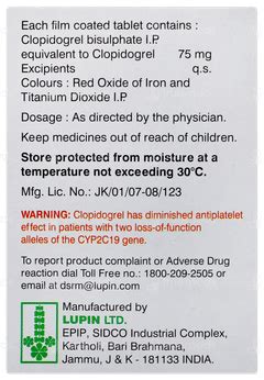 Clopitab Tablet: Uses, Side Effects, Price & Substitutes