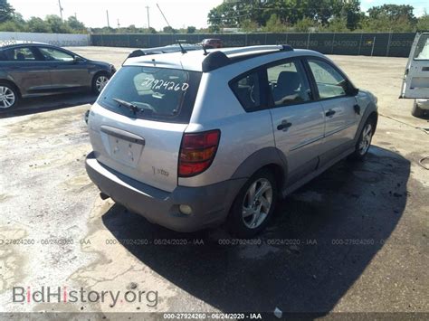 Report 5Y2SL65837Z428409 PONTIAC VIBE 2007 Silver Gasoline - price and damage history