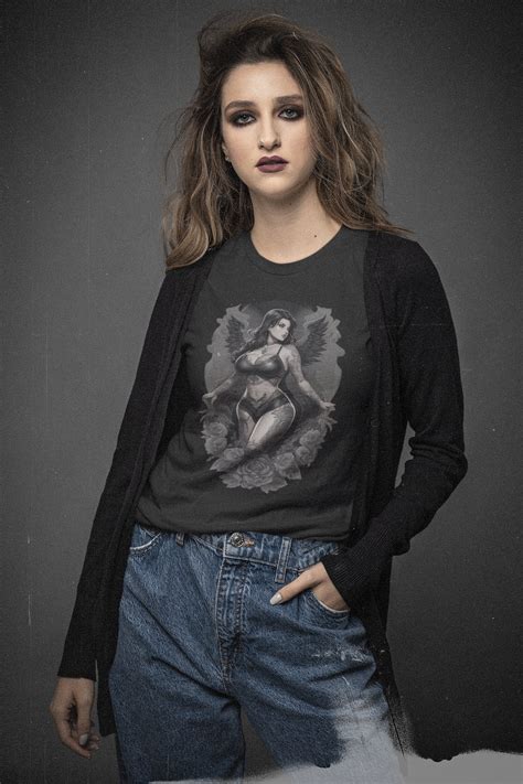 Fallen Angel Shirt, Gothic T-shirt, Dark Angel Apparel - Etsy