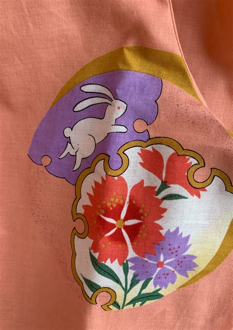 bissan 一足先に！2023年 bissan定番ペチてこ うさぎと金魚（浴衣生地）2/1 | bissan