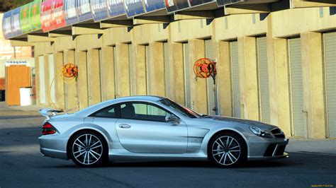Обои Mercedes SL65 AMG black series Автомобили Mercedes-Benz, обои для ...