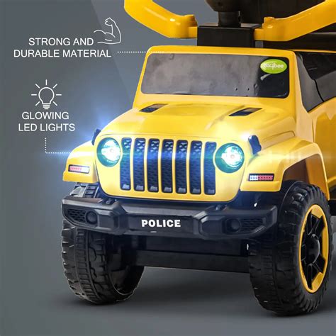 Baybee Raven Push Ride on Car for Kids Ride on Push Cars with Music Li ...