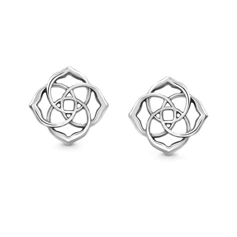 LeCalla - Buy 925 Sterling Silver Geometric Interlocking Celtic Knot ...