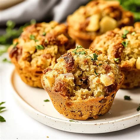 Delicious Stuffing Muffins Recipe Perfect for Thanksgiving Dinner