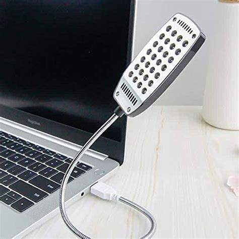 VEV YK-28 LED USB 5V White Light Flexible Ultra Bright Desk Reading ...