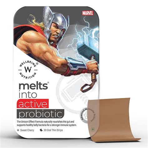 melts® Marvel Active Probiotic for Kids with Prebiotic Fiber