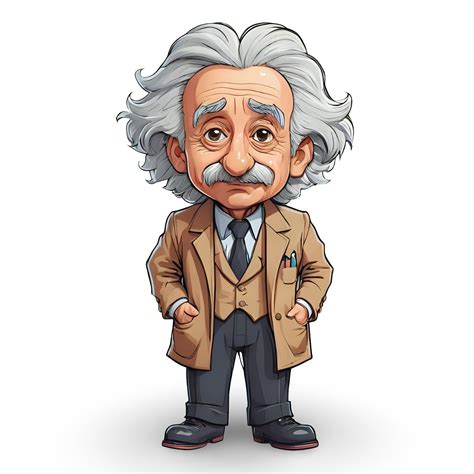 Albert Einstein cartoon character | Albert einstein dibujo, Dibujar ...