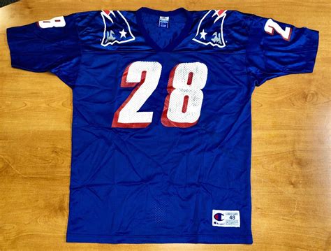 Vintage 1997 Curtis Martin New England Patriots Russell Jersey ...