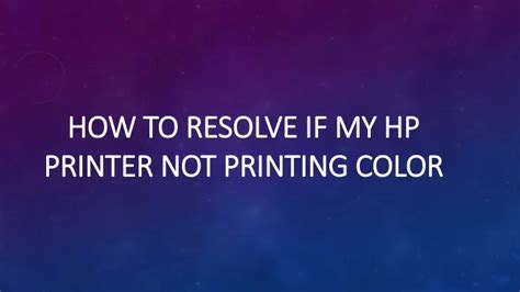 Image result for How to Resolve Printer Collour Problem