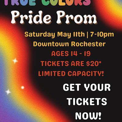 True Colors Pride Prom, Rochester, 11 May 2024 | AllEvents.in