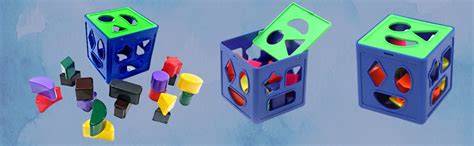 ZUDO TOYS Shape Sorting Cube With 18 Shape And Different Color - Kids ...