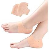 Skylike Silicone Gel Heel Pad Socks For Heel Swelling Pain Relief,Dry ...