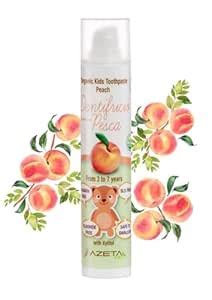 Buy Azeta bio Organic Baby Toothpaste Peach Flavor, 50ml Online at Low ...