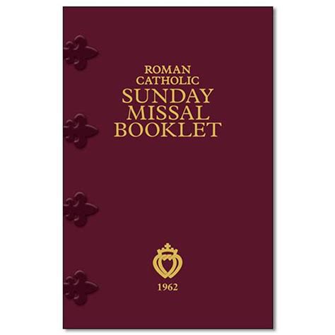 Roman Catholic Sunday Missal Booklet Traditional Latin Mass - My ...