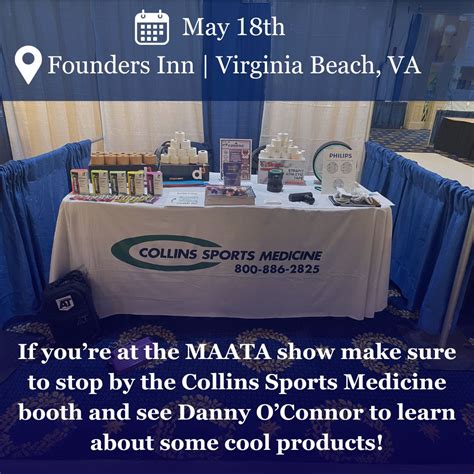 Collins Sports Medicine on LinkedIn: Come see Danny O'Connor, MS, ATC ...