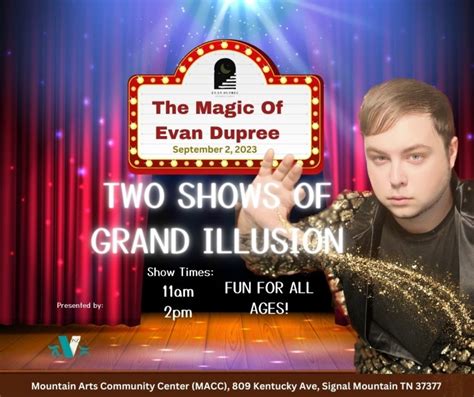 Magic Show At Signal Mountain (2 Shows), Mountain Arts Community Center ...