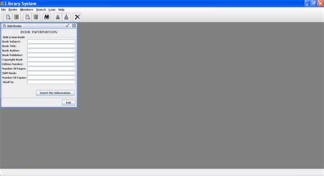Library Management System Project in Java Source Code 的图像结果