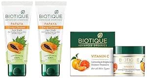 Biotique Papaya Deep Cleanse Face Wash For Visibly Glowing Skin All ...